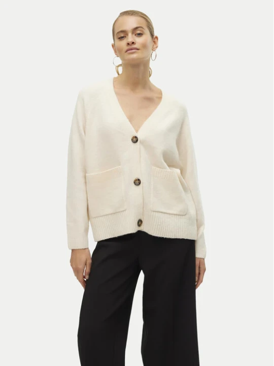 Zdjęcie produktu Vero Moda Kardigan Boom 10320457 Beżowy Loose Fit