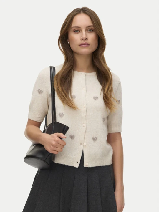 Zdjęcie produktu Vero Moda Kardigan Doffy 10330795 Beżowy Regular Fit