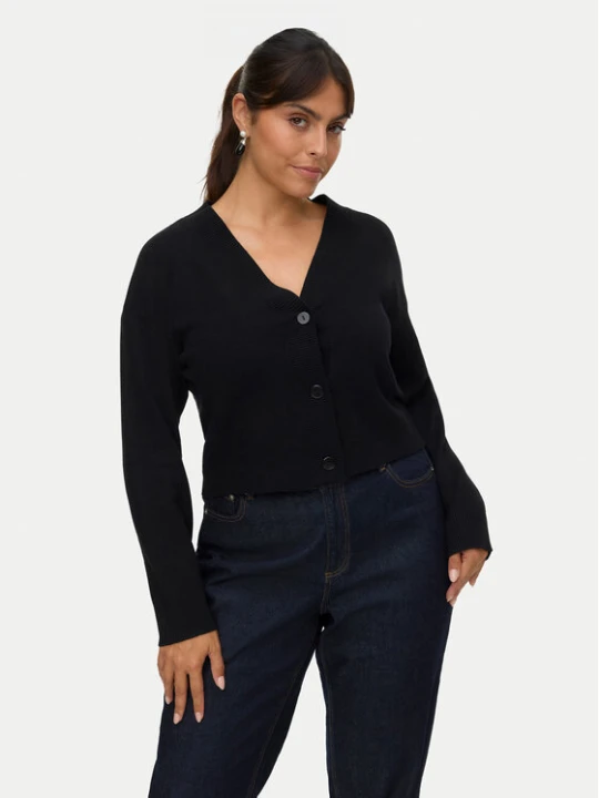 Zdjęcie produktu Vero Moda Kardigan Gold Art 10332210 Czarny Regular Fit