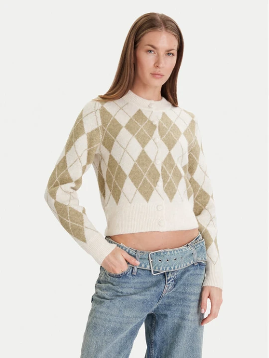 Zdjęcie produktu Vero Moda Kardigan Halo 10342792 Zielony Regular Fit