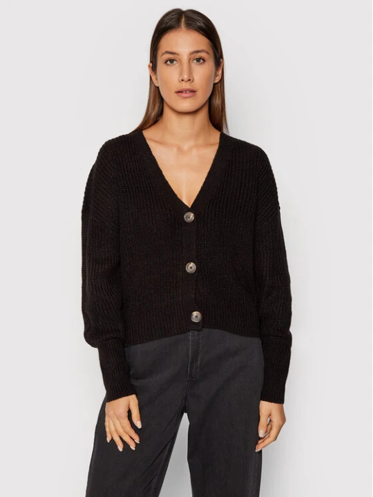 Zdjęcie produktu Vero Moda Kardigan Lea 10249632 Czarny Relaxed Fit