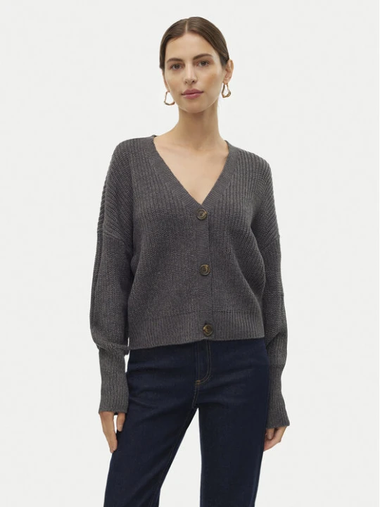 Zdjęcie produktu Vero Moda Kardigan Lea 10249632 Szary Regular Fit
