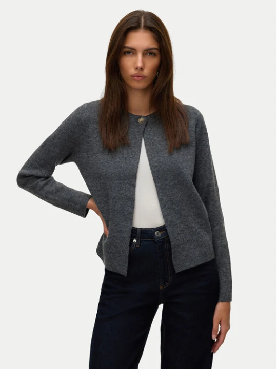 Zdjęcie produktu Vero Moda Kardigan Marina 10331339 Szary Regular Fit