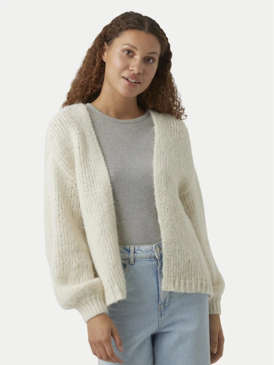 Zdjęcie produktu Vero Moda Kardigan Maybe 10273101 Écru Oversize Kremowy