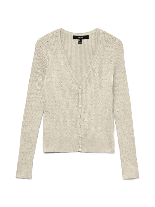 Zdjęcie produktu Vero Moda Kardigan Silje 10340553 Beżowy Regular Fit