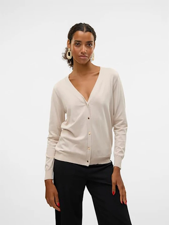 Zdjęcie produktu Vero Moda Kardigan w kolorze beżowym rozmiar: S