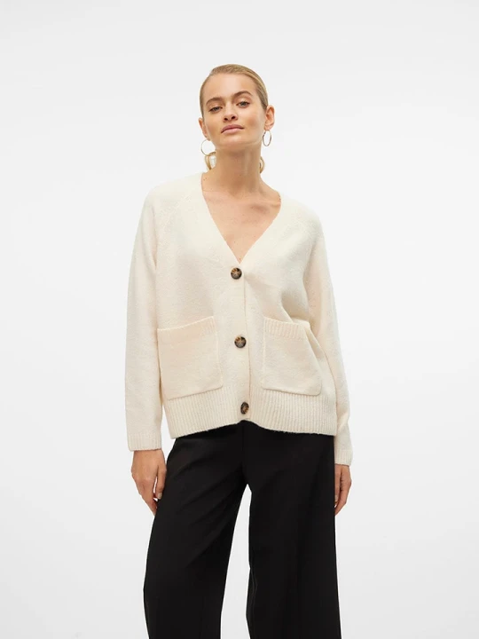 Zdjęcie produktu Vero Moda Kardigan w kolorze beżowym rozmiar: L