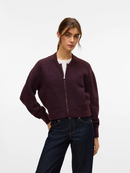 Zdjęcie produktu Vero Moda Kardigan w kolorze bordowym rozmiar: XS