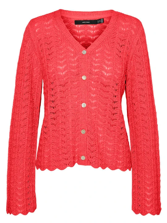 Zdjęcie produktu Vero Moda Kardigan w kolorze czerwonym rozmiar: XL