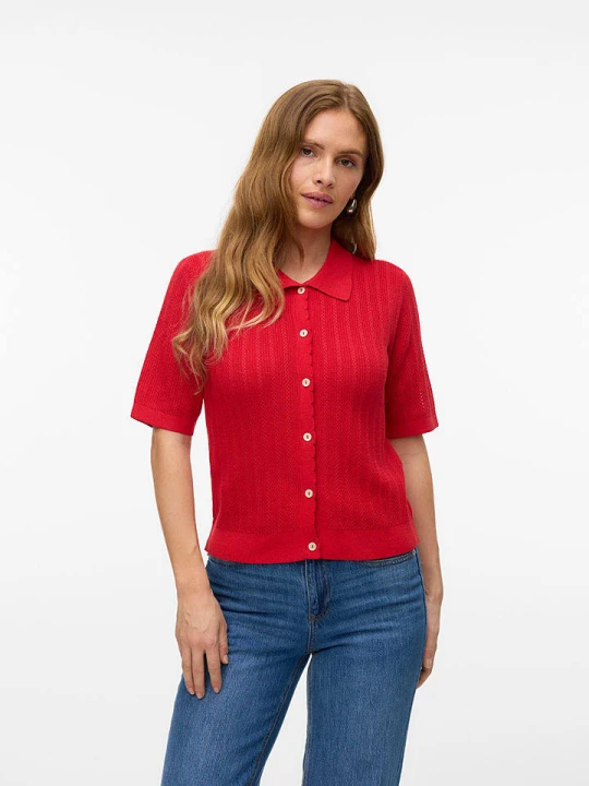 Zdjęcie produktu Vero Moda Kardigan w kolorze czerwonym rozmiar: XS