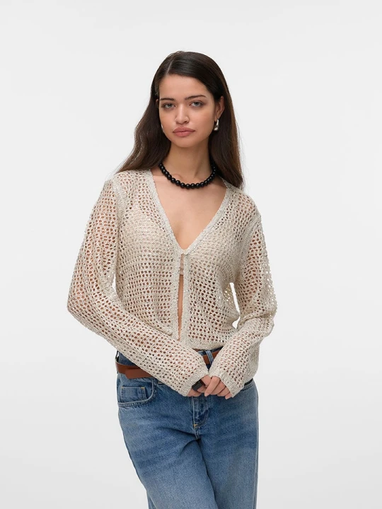 Zdjęcie produktu Vero Moda Kardigan w kolorze kremowym rozmiar: XS