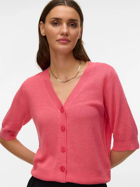 Zdjęcie produktu Vero Moda Kardigan w kolorze łososiowym rozmiar: XS