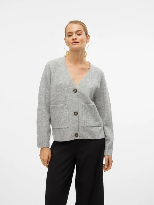 Zdjęcie produktu Vero Moda Kardigan w kolorze szarym rozmiar: L