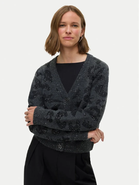 Zdjęcie produktu Vero Moda Kardigan Zuzu 10339337 Szary Regular Fit