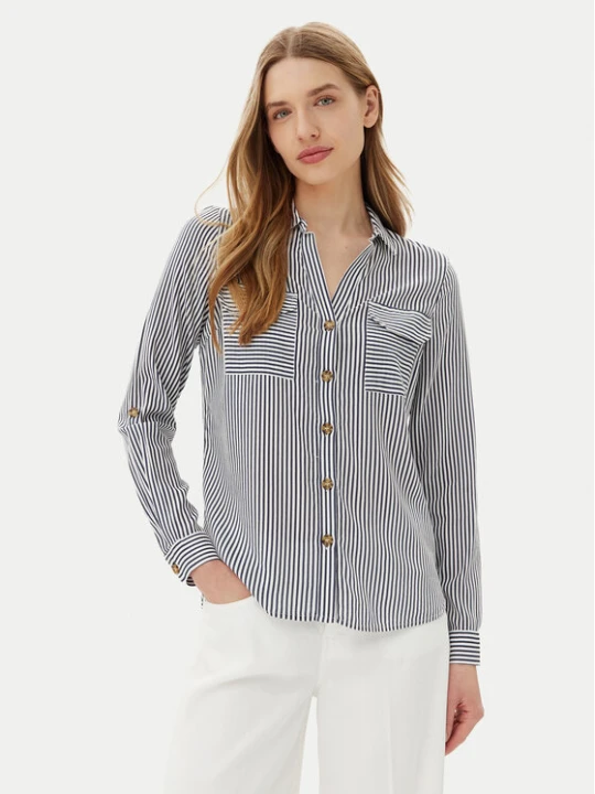Zdjęcie produktu Vero Moda Koszula Bumpy 10275283 Granatowy Regular Fit
