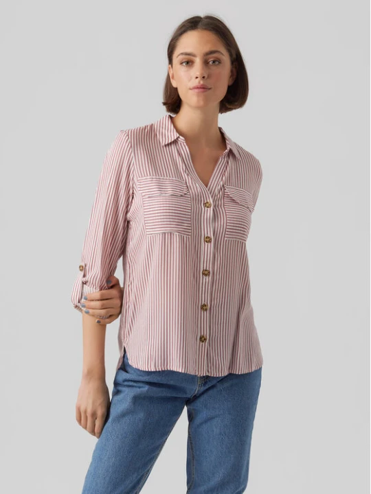 Zdjęcie produktu Vero Moda Koszula Bumpy 10275283 Różowy Regular Fit