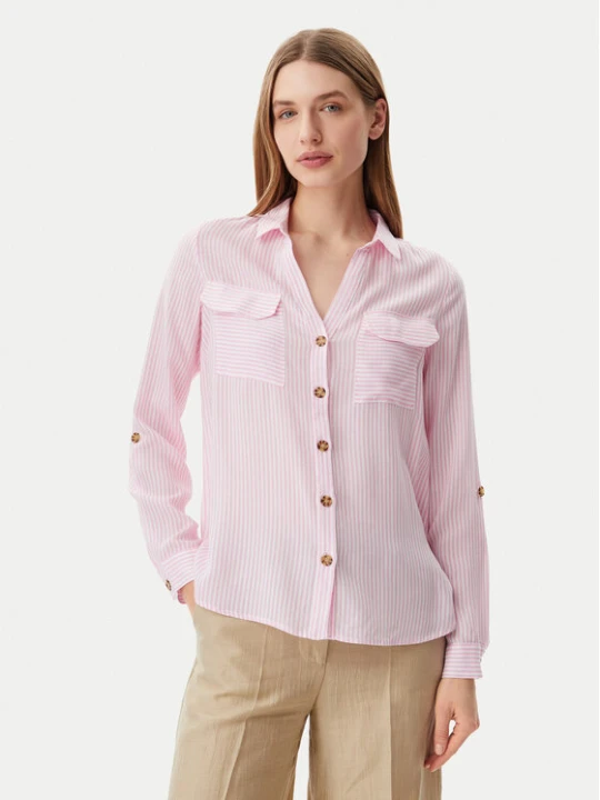 Zdjęcie produktu Vero Moda Koszula Bumpy 10275283 Różowy Regular Fit