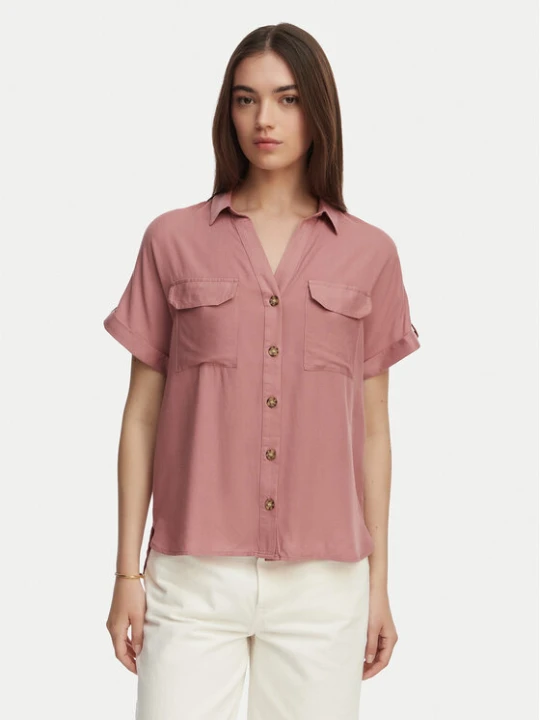 Zdjęcie produktu Vero Moda Koszula Bumpy 10310139 Różowy Regular Fit