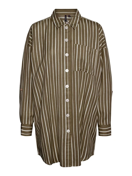 Zdjęcie produktu Vero Moda Koszula "Ilisa" w kolorze oliwkowo-białym rozmiar: XS