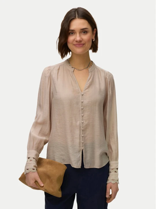 Zdjęcie produktu Vero Moda Koszula Irina 10338396 Beżowy Regular Fit