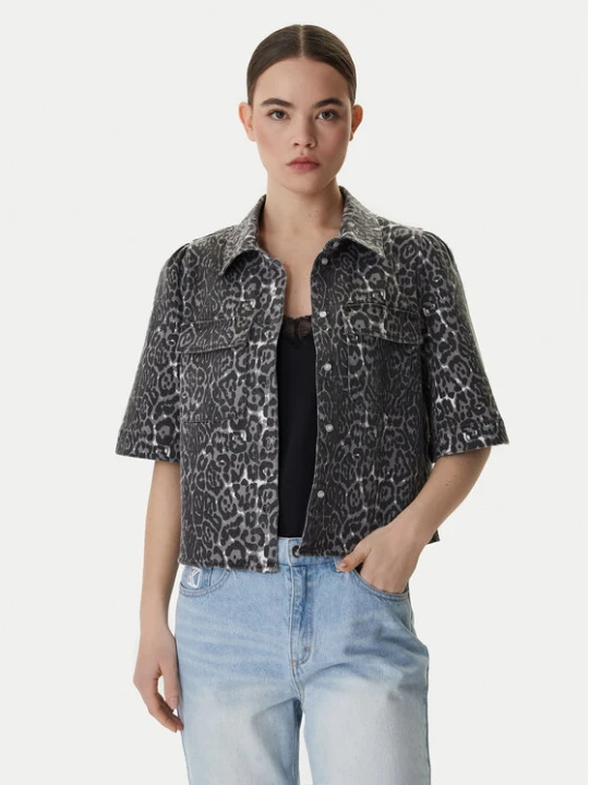 Zdjęcie produktu Vero Moda Koszula jeansowa Bella 10336318 Szary Loose Fit