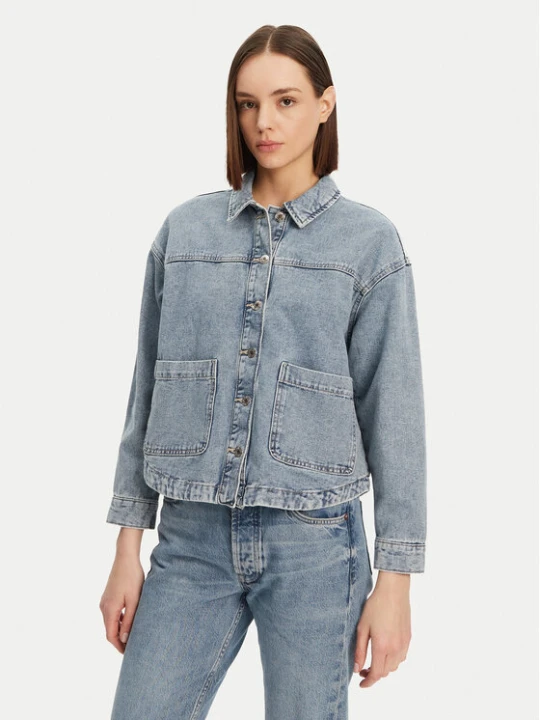 Zdjęcie produktu Vero Moda Koszula jeansowa Jamie 10331693 Niebieski Relaxed Fit