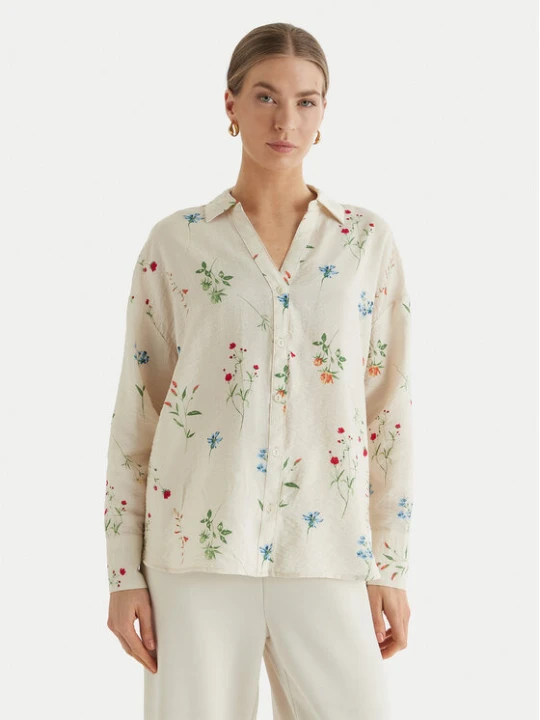 Zdjęcie produktu Vero Moda Koszula Josie 10315150 Beżowy Oversize