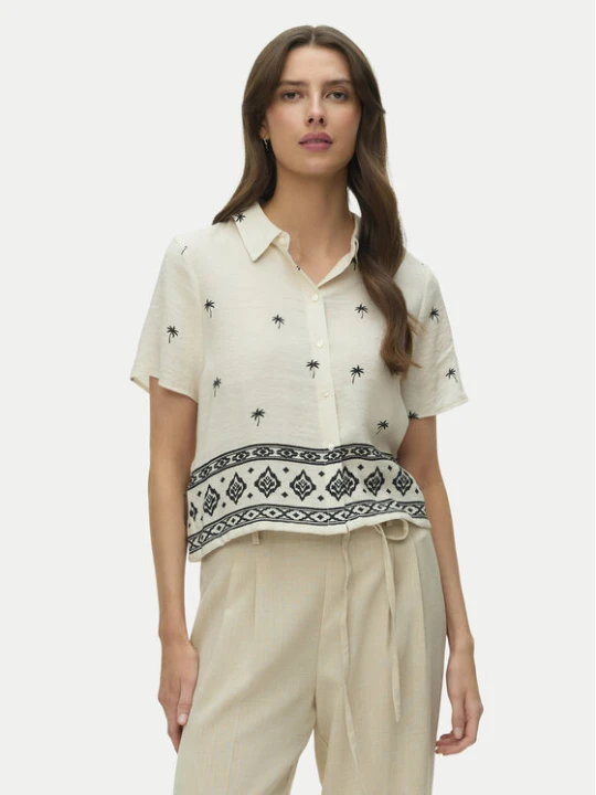Zdjęcie produktu Vero Moda Koszula Kai 10345548 Beżowy Regular Fit