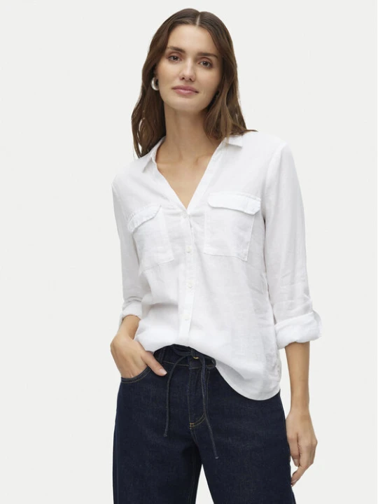 Zdjęcie produktu Vero Moda Koszula Linn 10308407 Biały Regular Fit