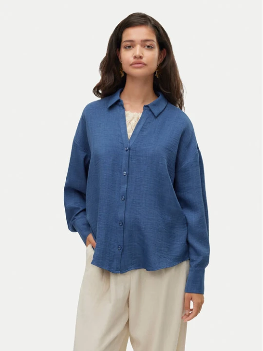 Zdjęcie produktu Vero Moda Koszula Melaney 10316389 Granatowy Loose Fit