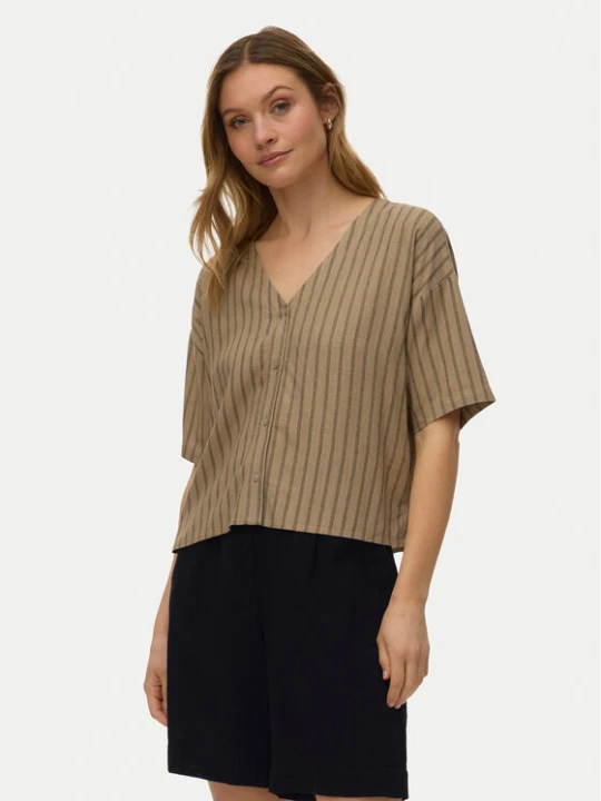 Zdjęcie produktu Vero Moda Koszula Rosie 10346914 Brązowy jasny Loose Fit