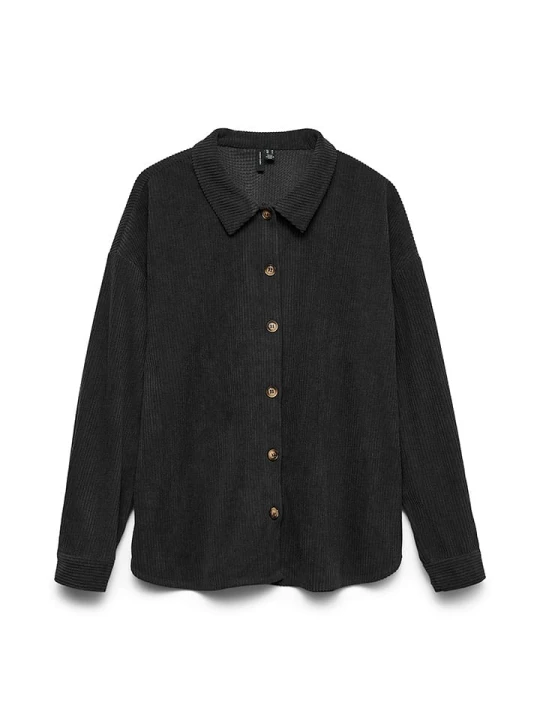 Zdjęcie produktu Vero Moda Koszula sztruksowa w kolorze czarnym rozmiar: M