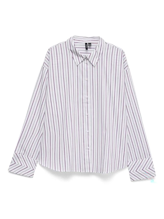 Zdjęcie produktu Vero Moda Koszula w kolorze biało-fioletowym rozmiar: M