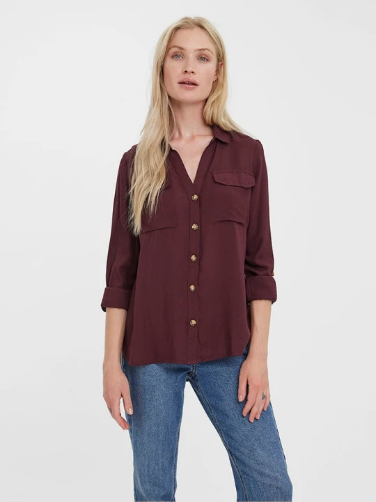 Zdjęcie produktu Vero Moda Koszula w kolorze brązowym rozmiar: S