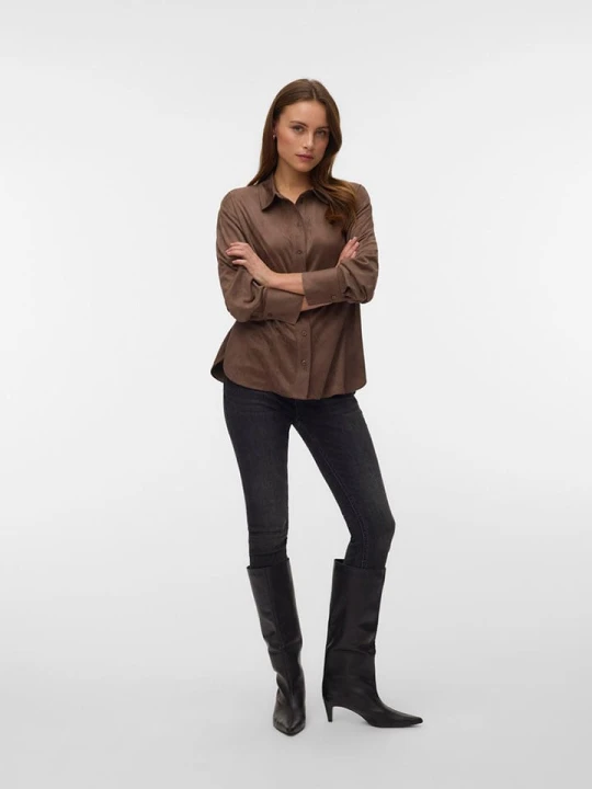 Zdjęcie produktu Vero Moda Koszula w kolorze brązowym rozmiar: M