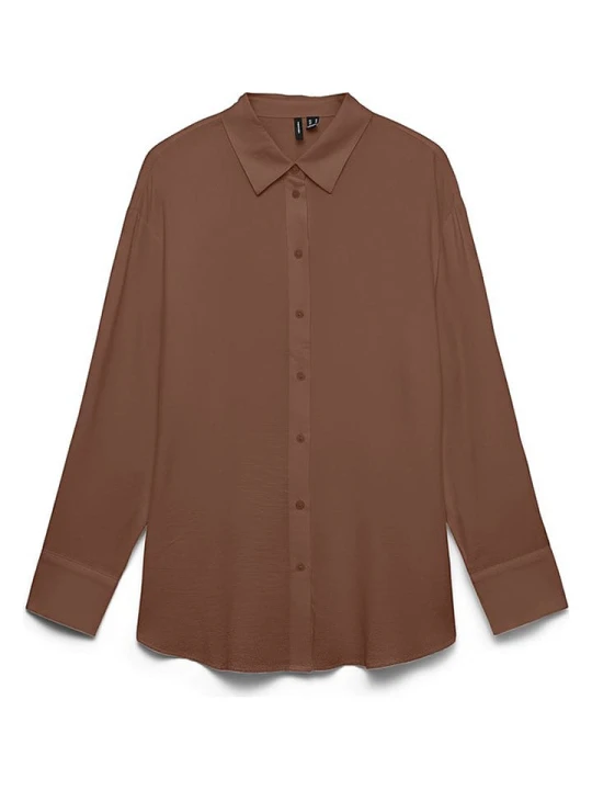 Zdjęcie produktu Vero Moda Koszula w kolorze jasnobrązowym rozmiar: M