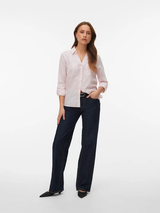 Zdjęcie produktu Vero Moda Koszula w kolorze jasnoróżowym rozmiar: L