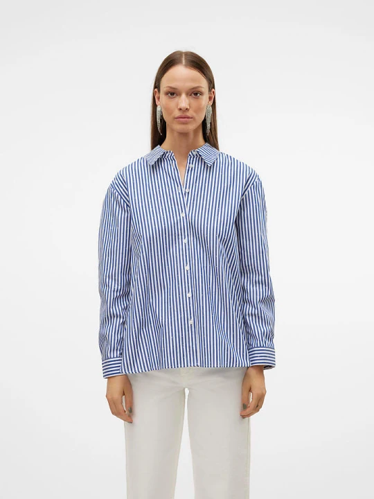 Zdjęcie produktu Vero Moda Koszula w kolorze niebiesko-białym rozmiar: XS