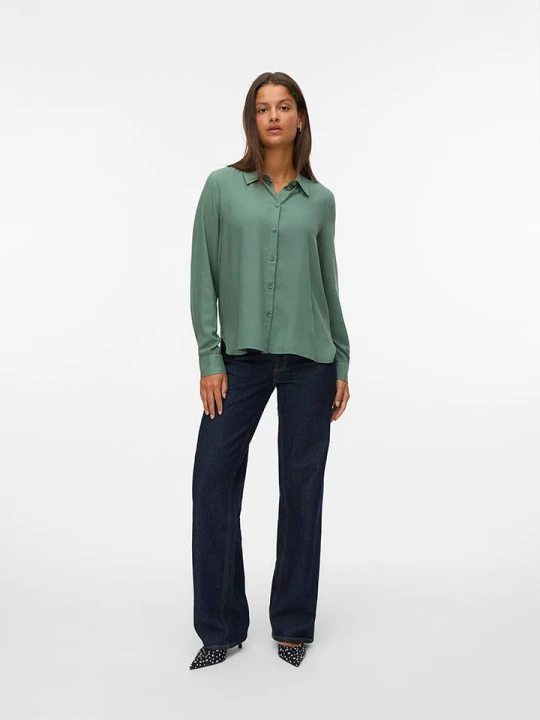 Zdjęcie produktu Vero Moda Koszula w kolorze zielonym rozmiar: L