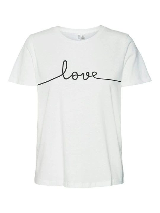 Zdjęcie produktu Vero Moda Koszulka "Kami" w kolorze białym rozmiar: XS