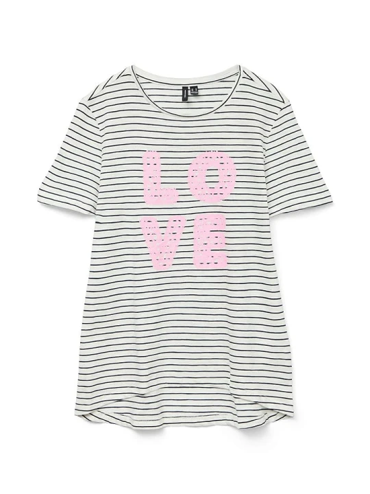 Zdjęcie produktu Vero Moda Koszulka "Simone" w kolorze białym rozmiar: XS