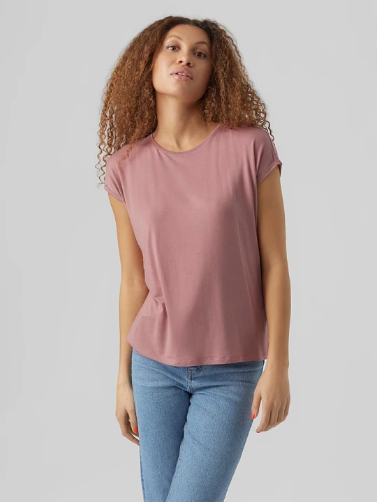 Zdjęcie produktu Vero Moda Koszulka "Vmava" w kolorze jasnoróżowym rozmiar: XXL