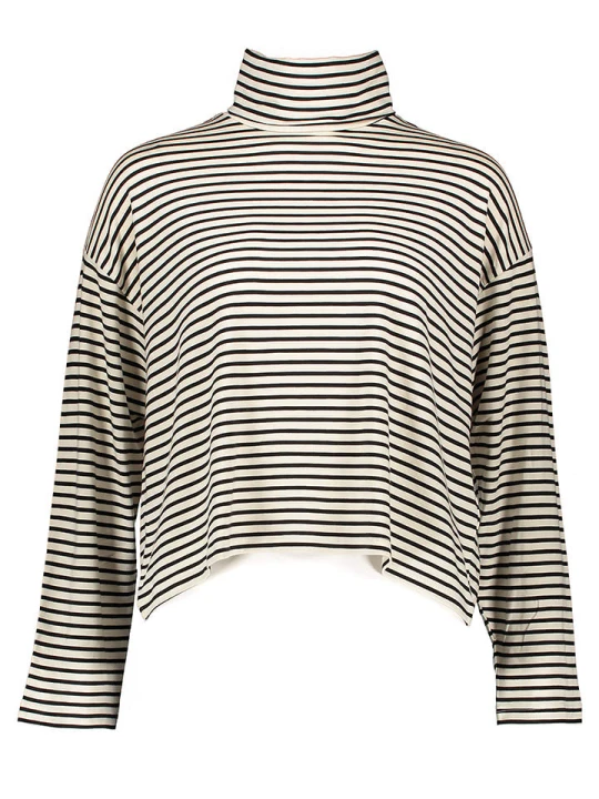 Zdjęcie produktu Vero Moda Koszulka w kolorze beżowo-czarnym rozmiar: XL