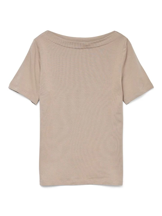 Zdjęcie produktu Vero Moda Koszulka w kolorze beżowym rozmiar: XXL