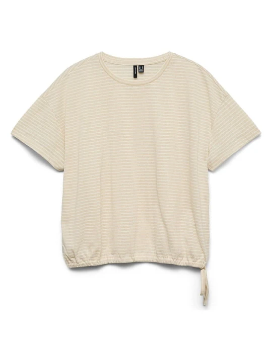 Zdjęcie produktu Vero Moda Koszulka w kolorze beżowym rozmiar: L