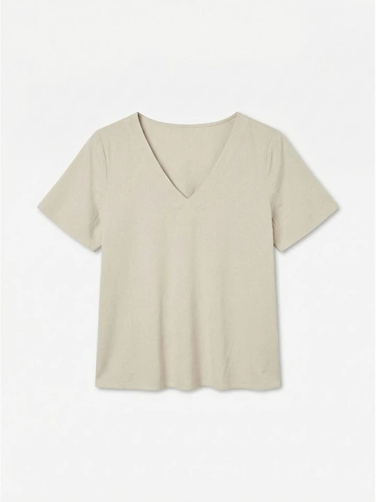 Zdjęcie produktu Vero Moda Koszulka w kolorze beżowym rozmiar: XL