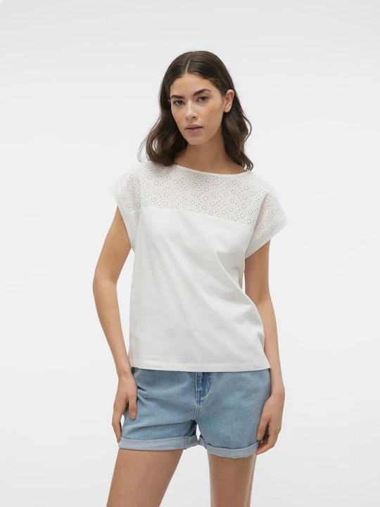 Zdjęcie produktu Vero Moda Koszulka w kolorze białym rozmiar: L