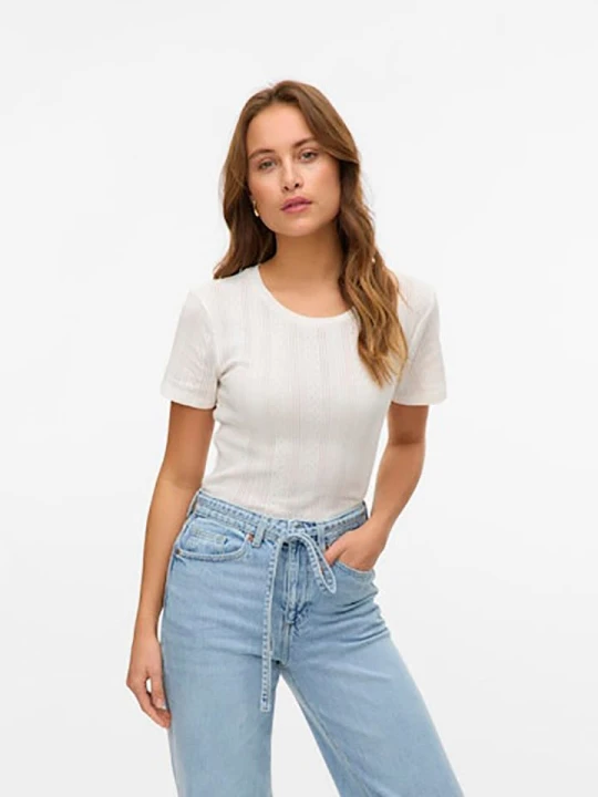 Zdjęcie produktu Vero Moda Koszulka w kolorze białym rozmiar: L