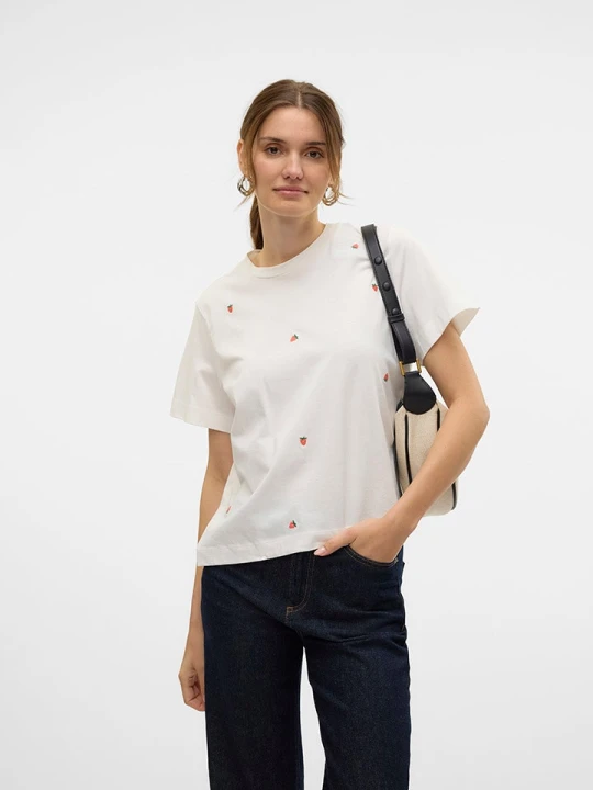 Zdjęcie produktu Vero Moda Koszulka w kolorze białym rozmiar: XS