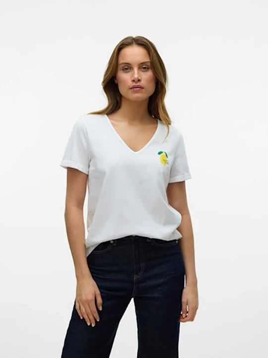 Zdjęcie produktu Vero Moda Koszulka w kolorze białym rozmiar: S